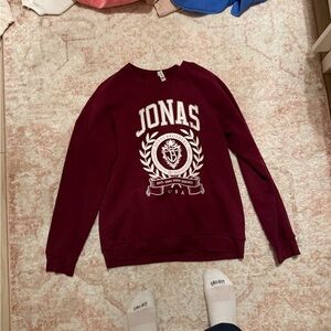 Maroon JONAS Crewneck Sweatshirt